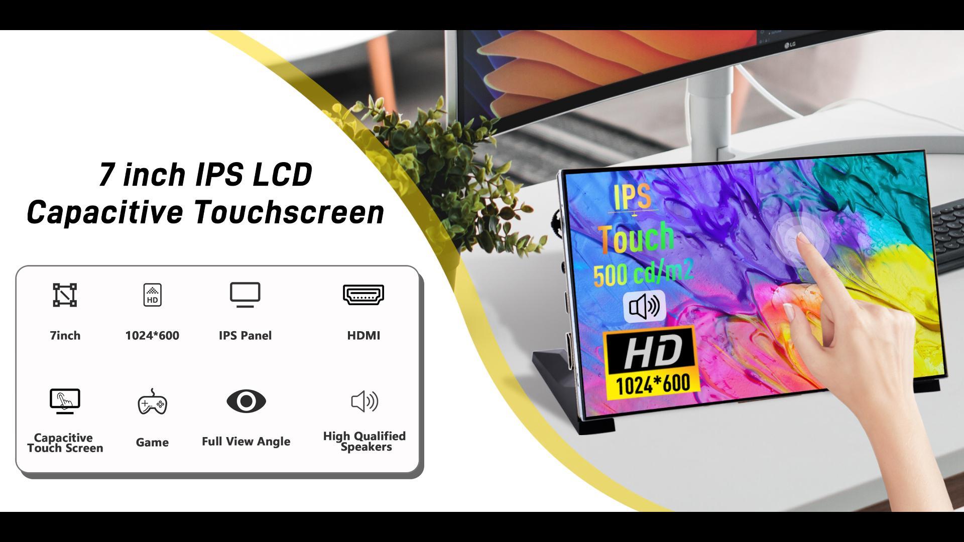 Amazon.com: GeeekPi 7 Inch Capacitive Touchscreen for Raspberry Pi